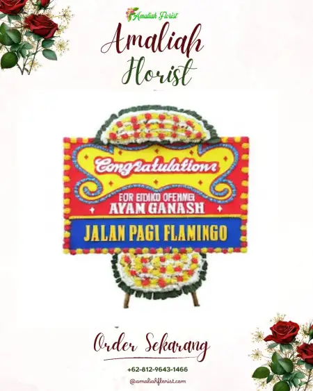 Sewa Papan Bunga Orkeri